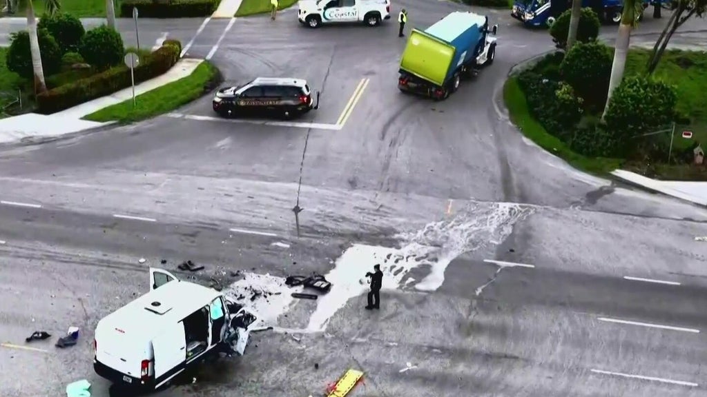 3 injured in violent Davie crash involving van, recycling truck, police say — CBS Miami, Danville Health news
