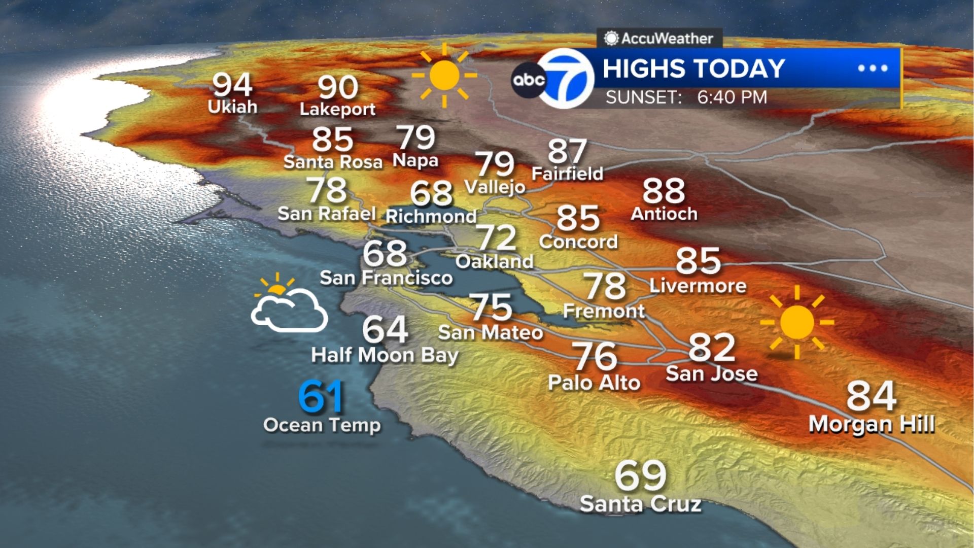 AccuWeather Forecast: Relief from heat is here with fog along the coast
       — ABC 7 Bay Area, Danville Community news