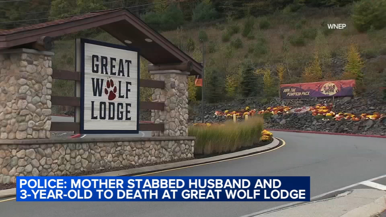 Great Wolf Lodge homicide: Metallica Rose Harrison accused of stabbing husband Charles Harrison, son to death at family resort in the Poconos in Scotrun, Monroe County, Pennsylvania
— ABC 7 Bay Area, Danville Community news
