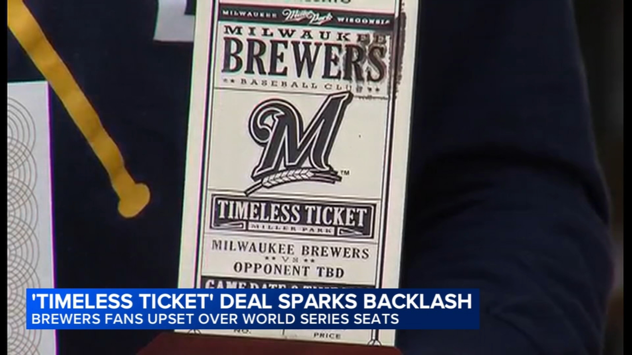 Brewers 'Timeless Ticket' holders say the team isn't fully honoring deal for World Series seats
       — ABC 7 Bay Area, Danville Schools news