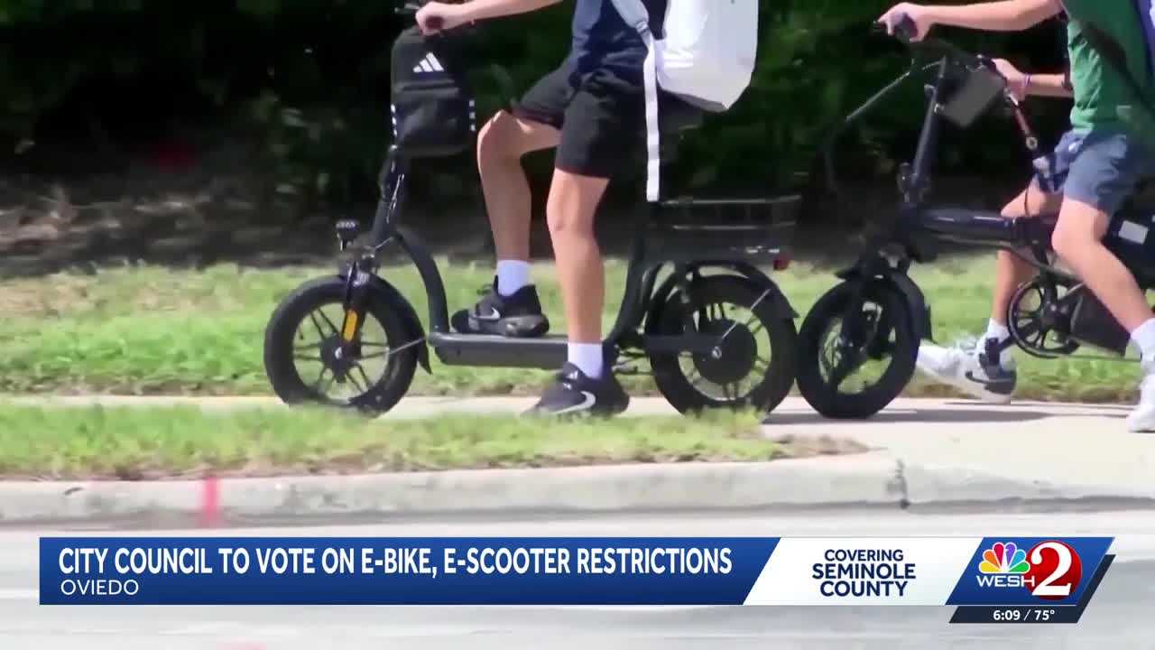 Oviedo city council to vote on micromobility rules to improve sidewalk safety — WESH 2 Orlando, Danville Government news