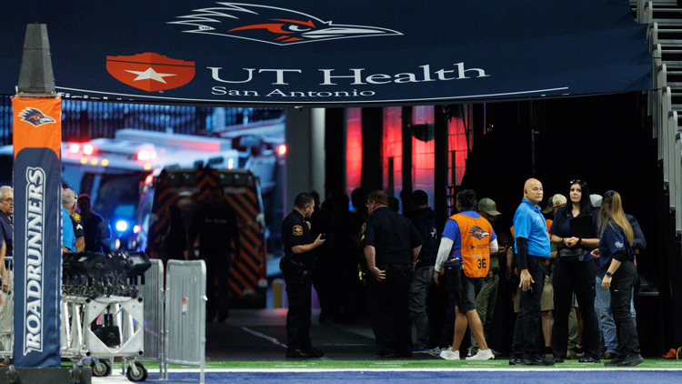 Military member dies after falling while rappelling from Alamodome's ceiling before UTSA vs. Navy game — KENS 5 (San Antonio), Danville Sports news