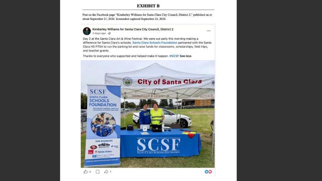 Santa Clara candidate faces complaint over campaign post — San Jose Spotlight, Danville Technology news