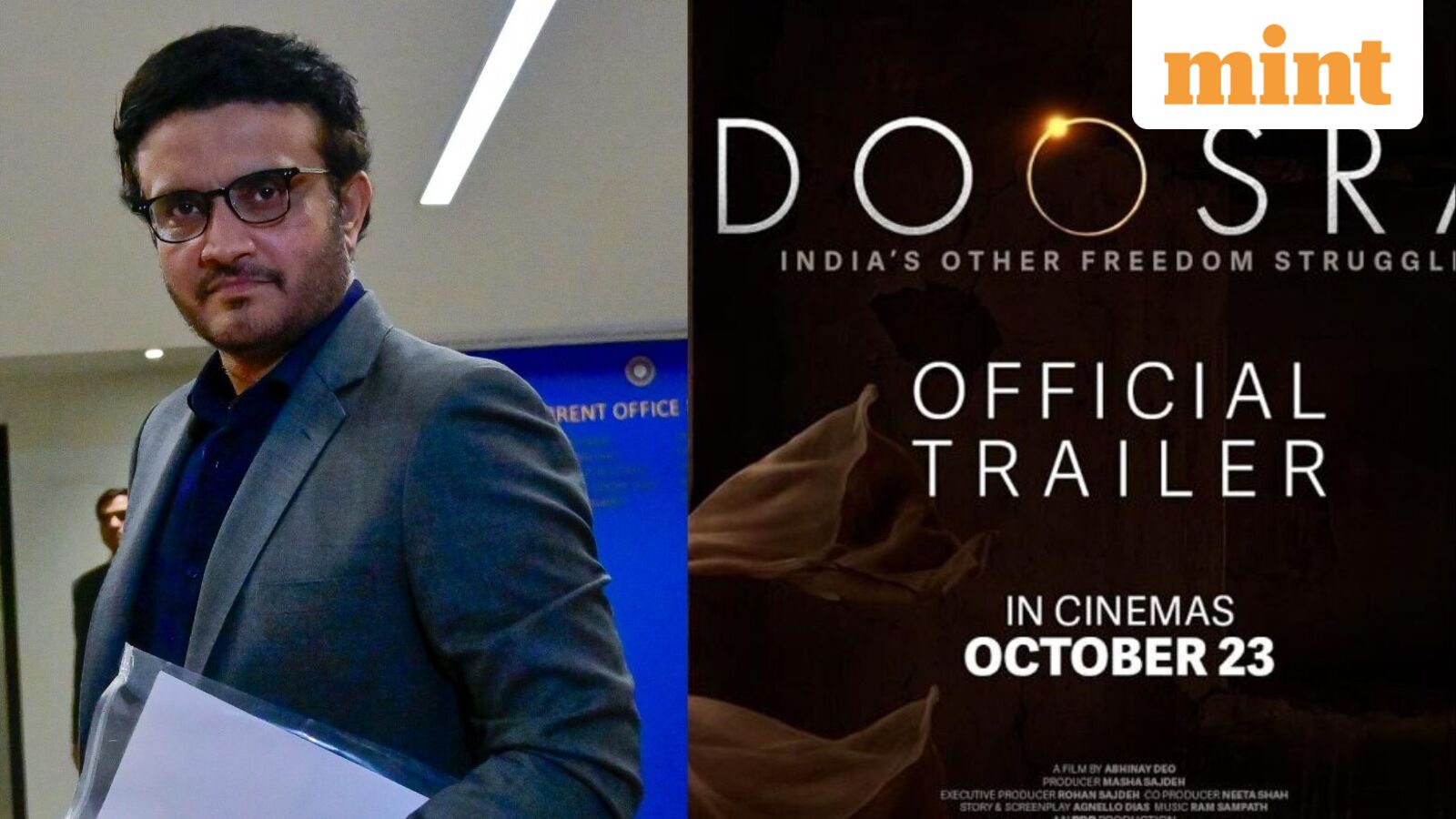 Sourav Ganguly vs ‘Doosra’: Delhi HC seeks filmmaker's response over cricketer's personality rights plea; what we know — Mint India, Danville Technology news